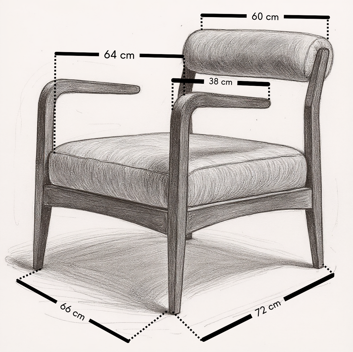 Fern Armchair - Natural Elegance