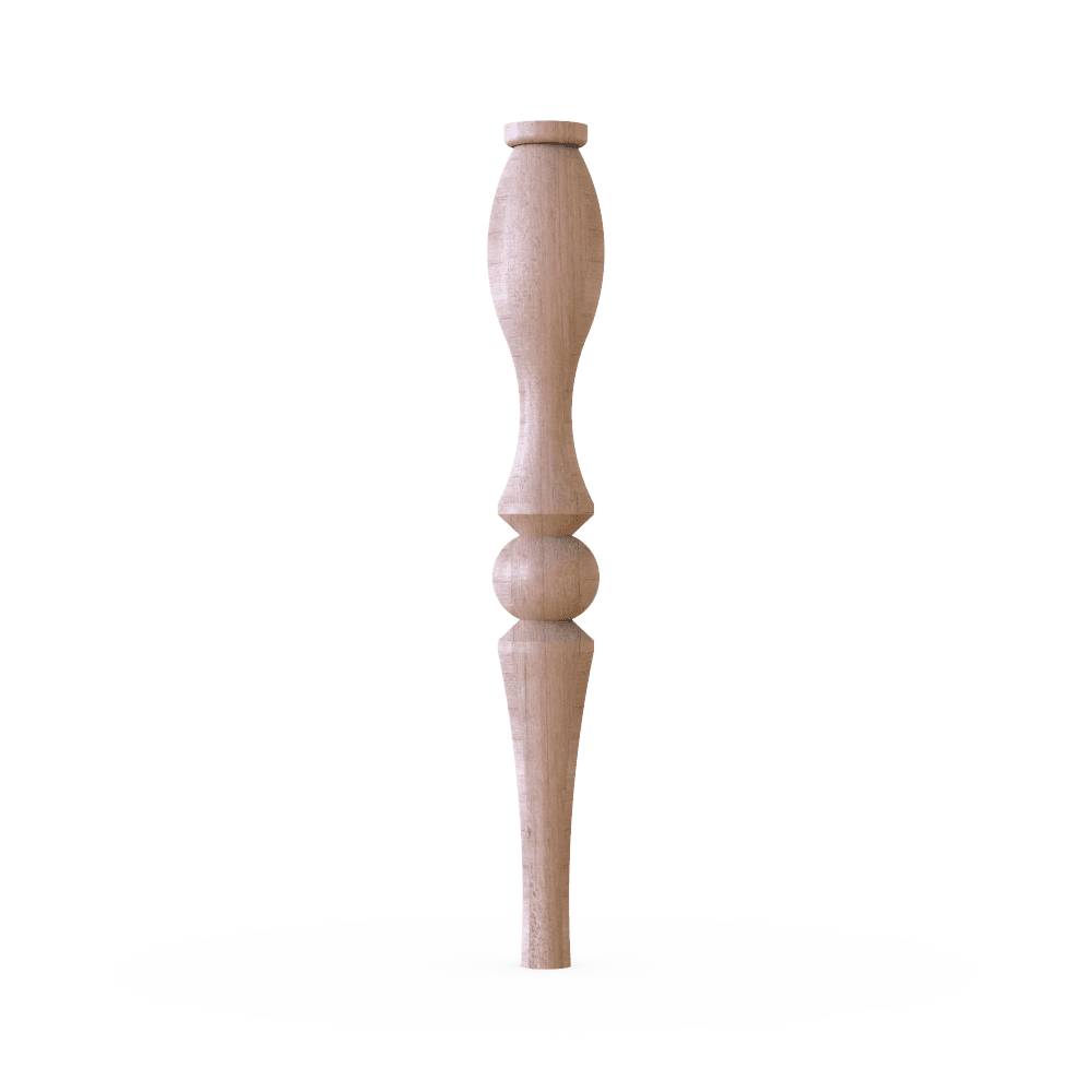 40cm wooden coffee table leg by BLEG, offering an elegant and refined design, ideal for custom furniture projects.