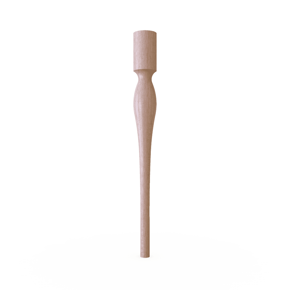 Temiz ve düz tasarıma sahip, basit ahşap mobilya ayağı, kendin yap projeleri ve çeşitli mobilya tipleri için idealdir.