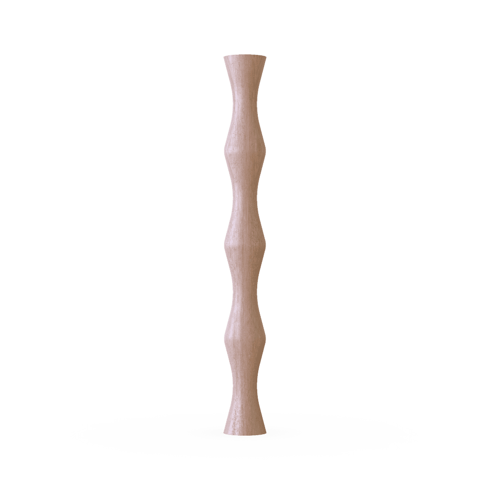 40cm uniquely shaped wooden coffee table leg by BLEG, inspired by the Turkish word "cactus," perfect for creative furniture projects.